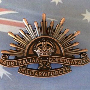 Rogaloff Militaria Rising Sun Hat Badge